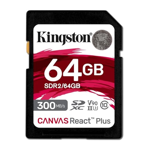 Amazon | キングストン SDXCカード 64GB 最大300MB/s UHS-II V90